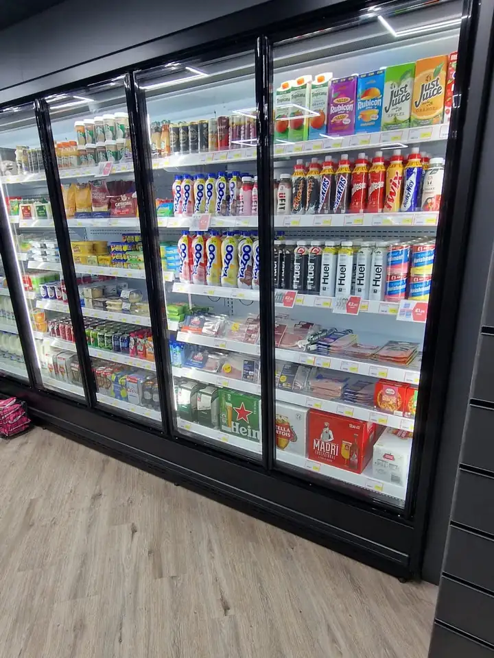 Glass door chillers
