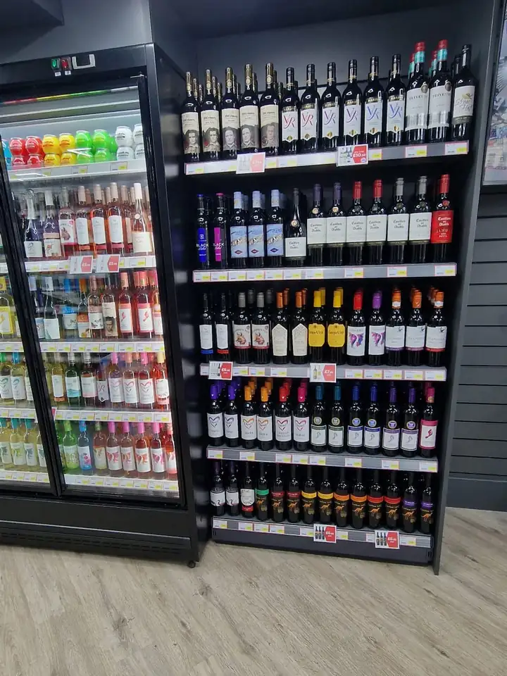 Wine shelving with chillers